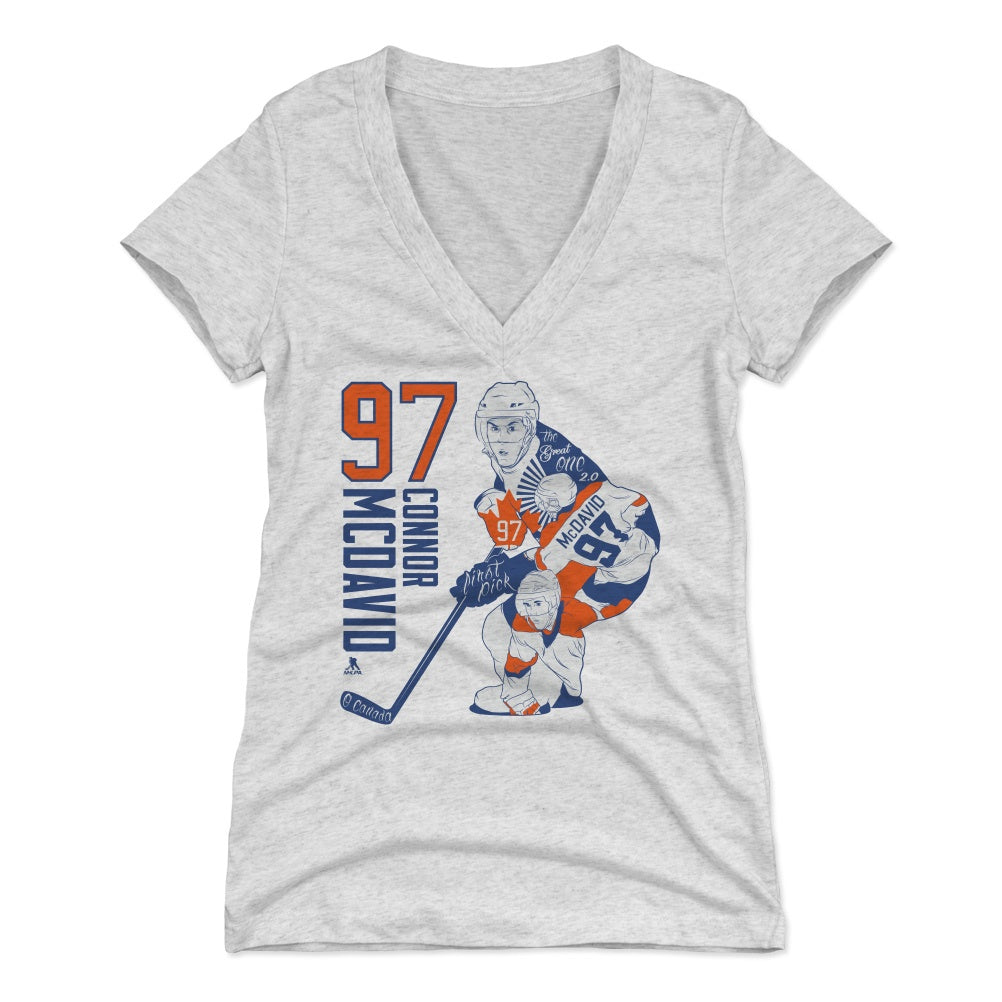 Connor McDavid Women's V-Neck T-Shirt | 500 LEVEL