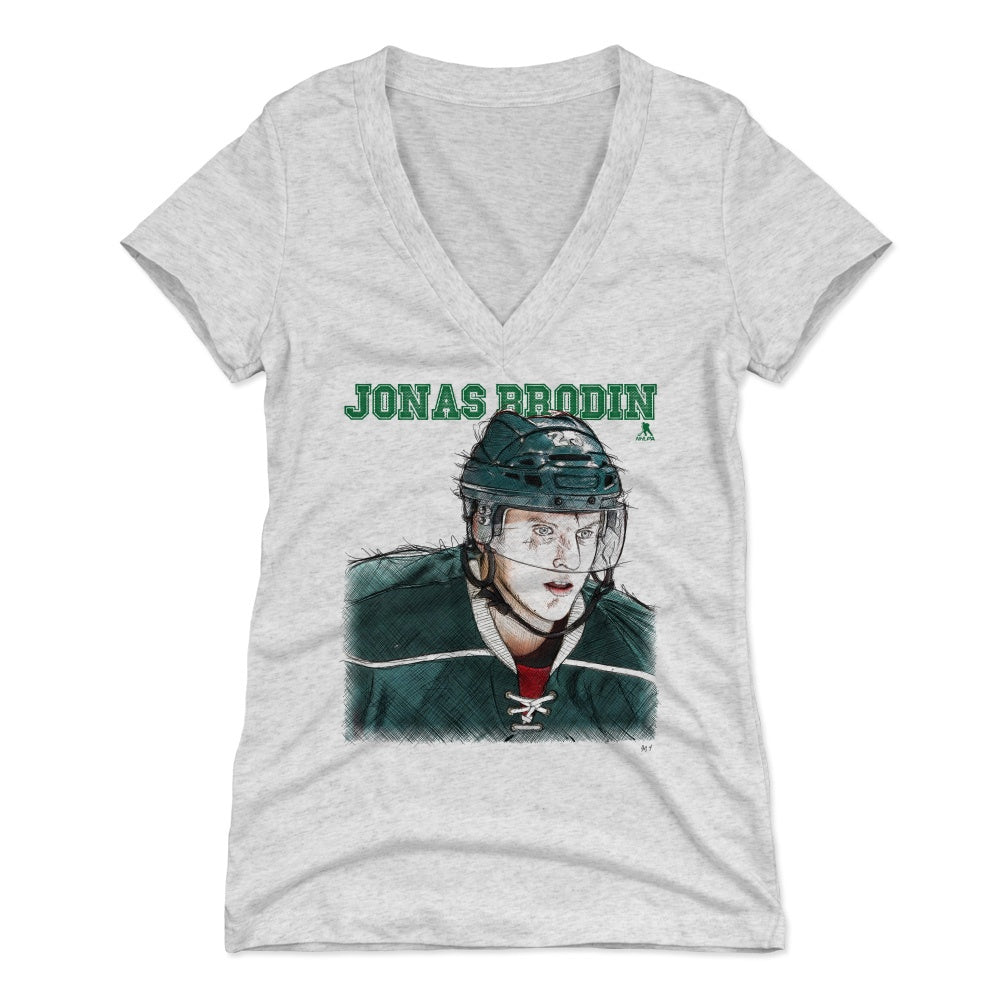 Jonas Brodin Women's V-Neck T-Shirt | 500 LEVEL