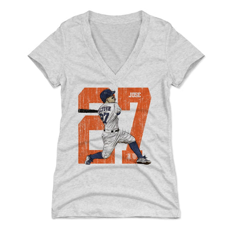 Jose Altuve Women's V-Neck T-Shirt | 500 LEVEL
