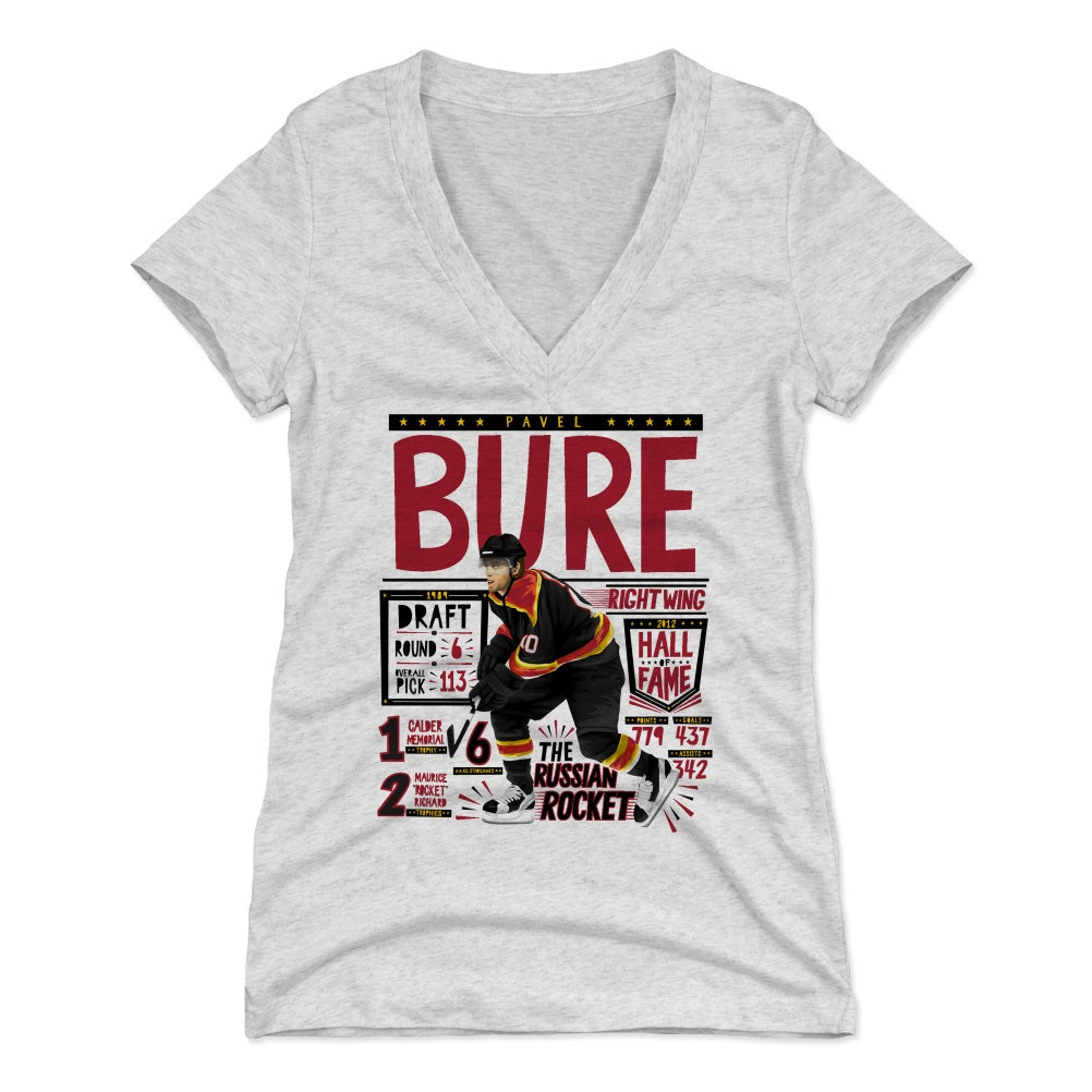 Pavel Bure Women's V-Neck T-Shirt | 500 LEVEL