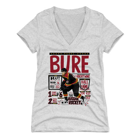 Pavel Bure Women's V-Neck T-Shirt | 500 LEVEL