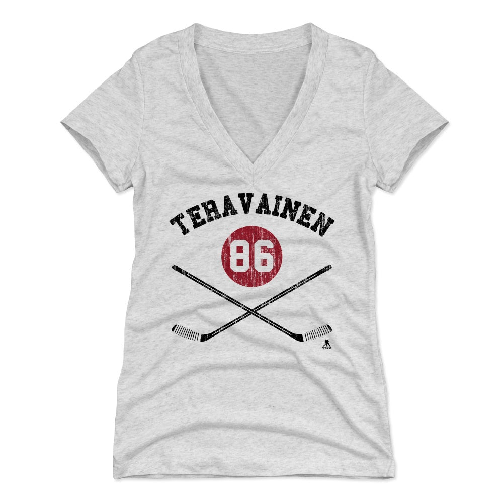 Teuvo Teravainen Women&#39;s V-Neck T-Shirt | 500 LEVEL