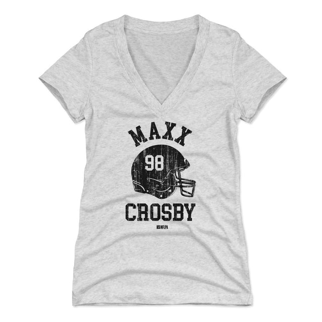 Maxx Crosby Women's V-Neck T-Shirt | 500 LEVEL