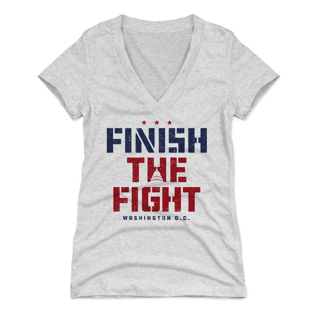 Washington D.C. Women's V-Neck T-Shirt | 500 LEVEL