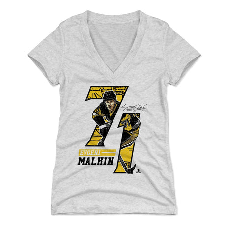 Evgeni Malkin Women's V-Neck T-Shirt | 500 LEVEL