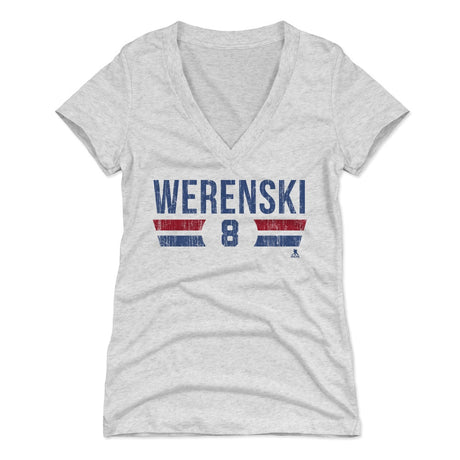 Zach Werenski Women's V-Neck T-Shirt | 500 LEVEL