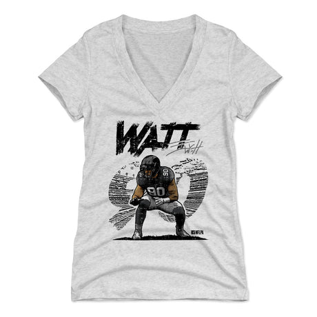 T.J. Watt Women's V-Neck T-Shirt | 500 LEVEL