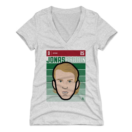 Jonas Brodin Women's V-Neck T-Shirt | 500 LEVEL