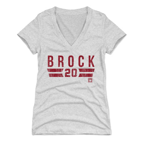 Lou Brock Women's V-Neck T-Shirt | 500 LEVEL