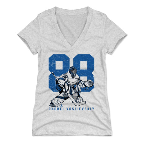 Andrei Vasilevskiy Women's V-Neck T-Shirt | 500 LEVEL