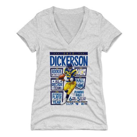Eric Dickerson Women's V-Neck T-Shirt | 500 LEVEL