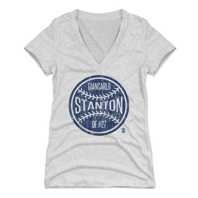 Giancarlo Stanton Women's V-Neck T-Shirt | 500 LEVEL