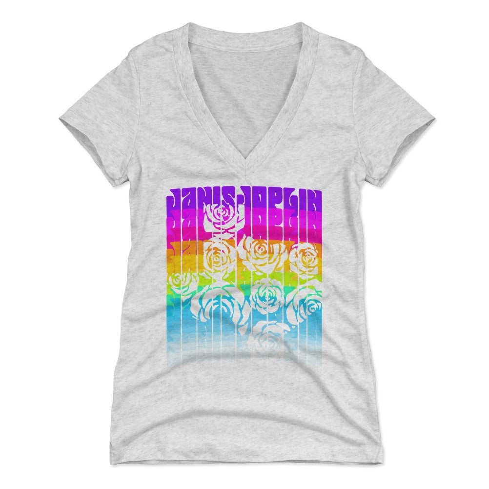 Janis Joplin Women's V-Neck T-Shirt | 500 LEVEL