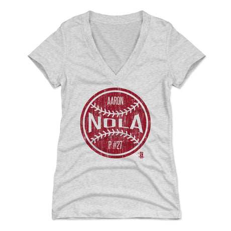 Aaron Nola Women's V-Neck T-Shirt | 500 LEVEL