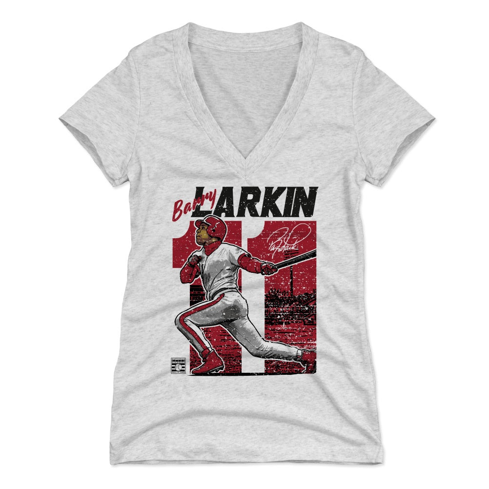 Barry Larkin Women&#39;s V-Neck T-Shirt | 500 LEVEL