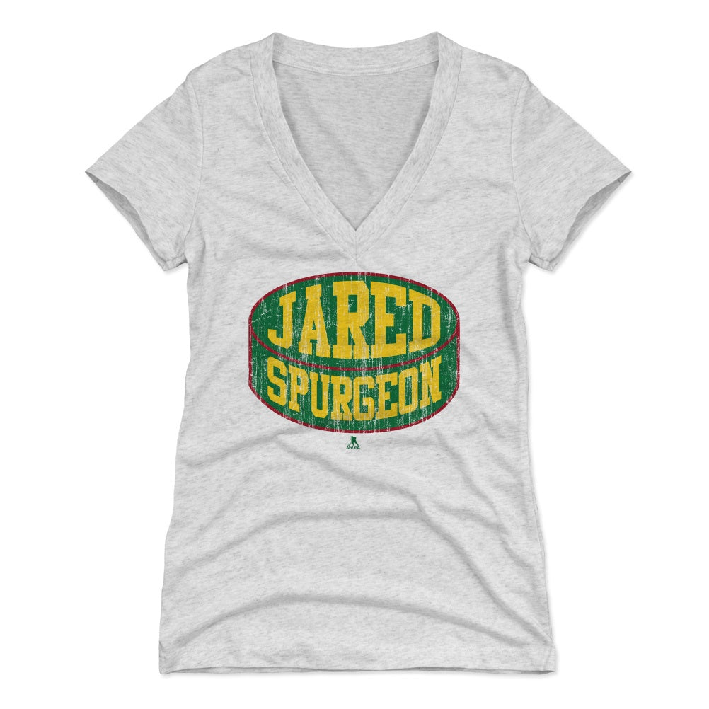 Jared Spurgeon Women's V-Neck T-Shirt | 500 LEVEL
