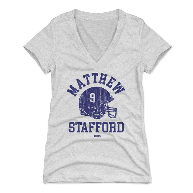 Matthew Stafford Women's V-Neck T-Shirt | 500 LEVEL