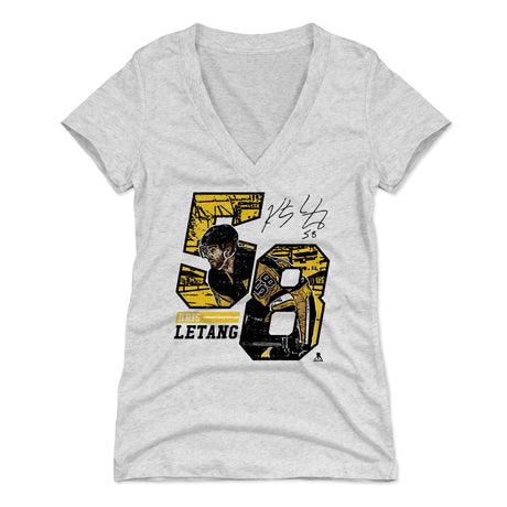 Kris Letang Women's V-Neck T-Shirt | 500 LEVEL