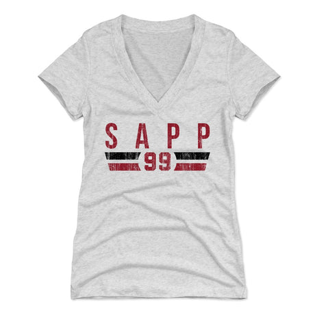 Warren Sapp Women's V-Neck T-Shirt | 500 LEVEL