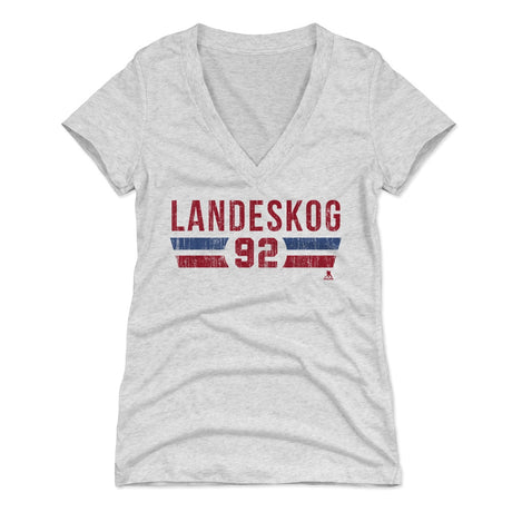 Gabriel Landeskog Women's V-Neck T-Shirt | 500 LEVEL