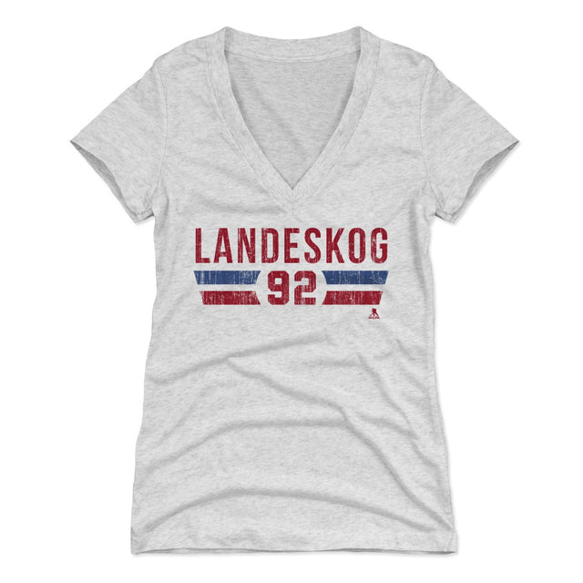 Gabriel Landeskog Women's V-Neck T-Shirt | 500 LEVEL