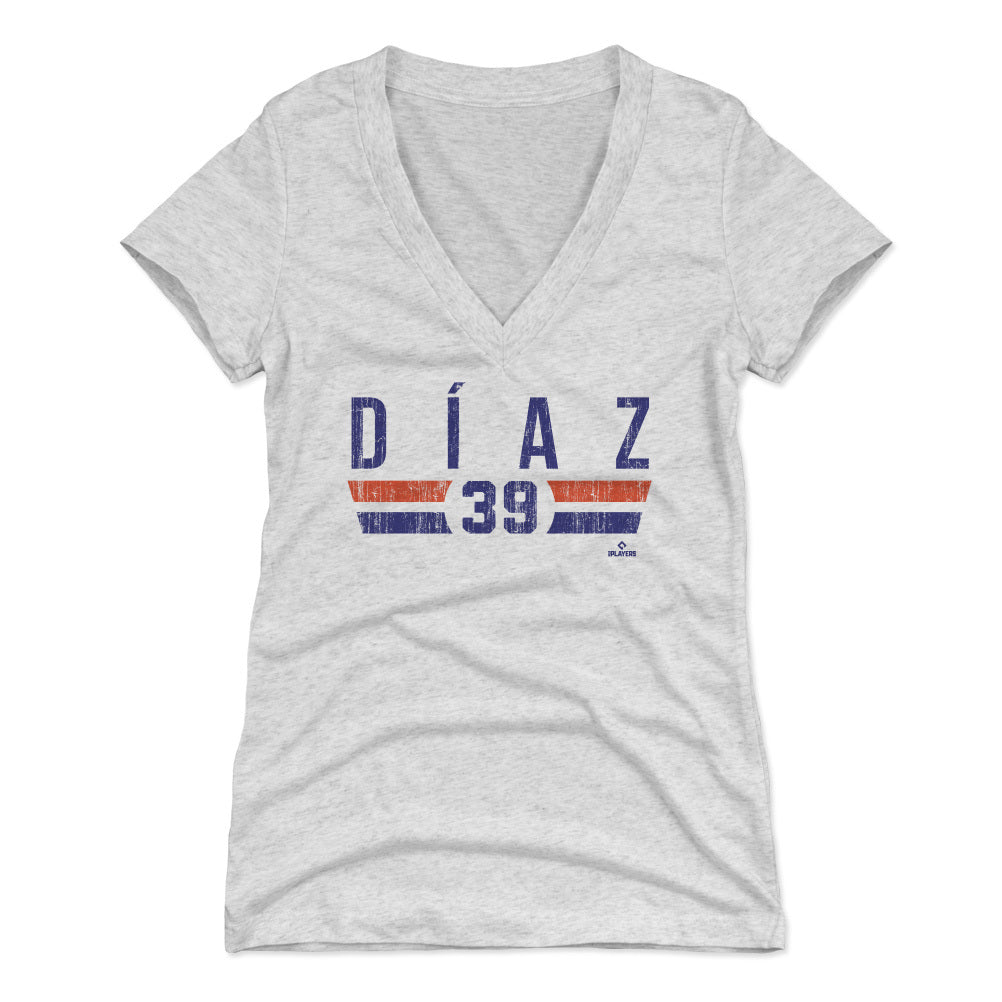 Edwin Diaz Women's V-Neck T-Shirt | 500 LEVEL