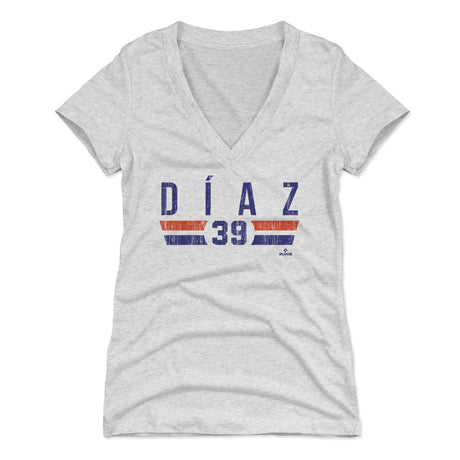 Edwin Diaz Women's V-Neck T-Shirt | 500 LEVEL