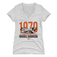 Brooks Robinson Women's V-Neck T-Shirt | 500 LEVEL