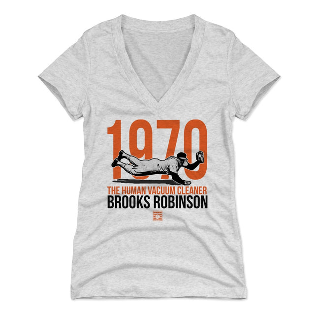 Brooks Robinson Women's V-Neck T-Shirt | 500 LEVEL