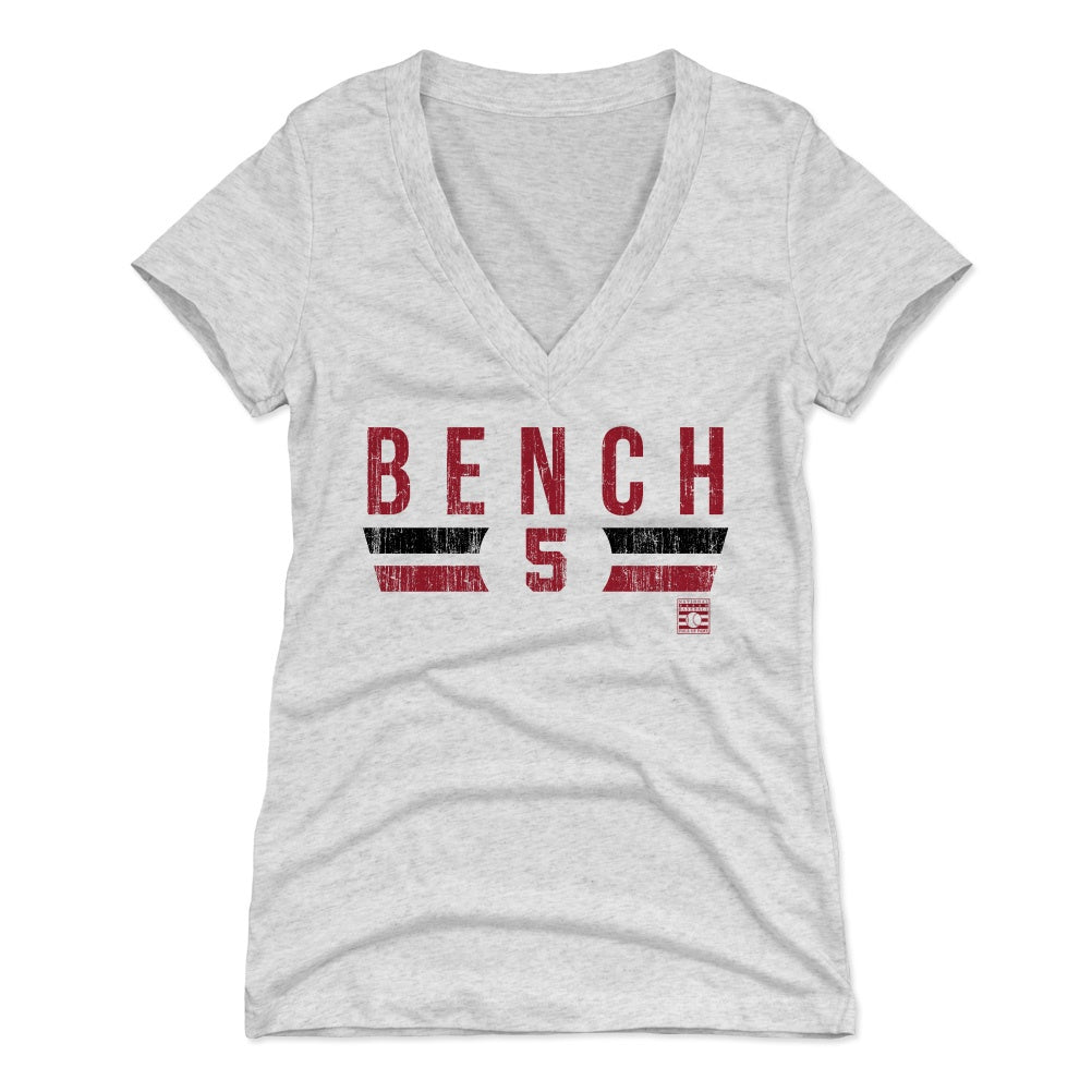 Johnny Bench Women's V-Neck T-Shirt | 500 LEVEL