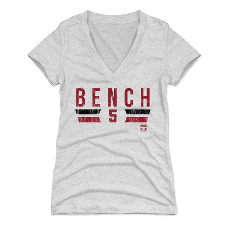 Johnny Bench Women's V-Neck T-Shirt | 500 LEVEL