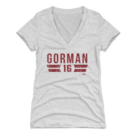 Nolan Gorman Women's V-Neck T-Shirt | 500 LEVEL