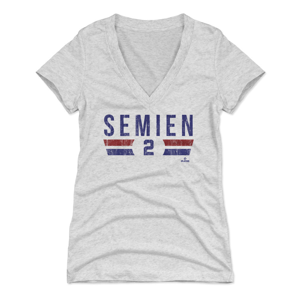 Marcus Semien Women&#39;s V-Neck T-Shirt | 500 LEVEL