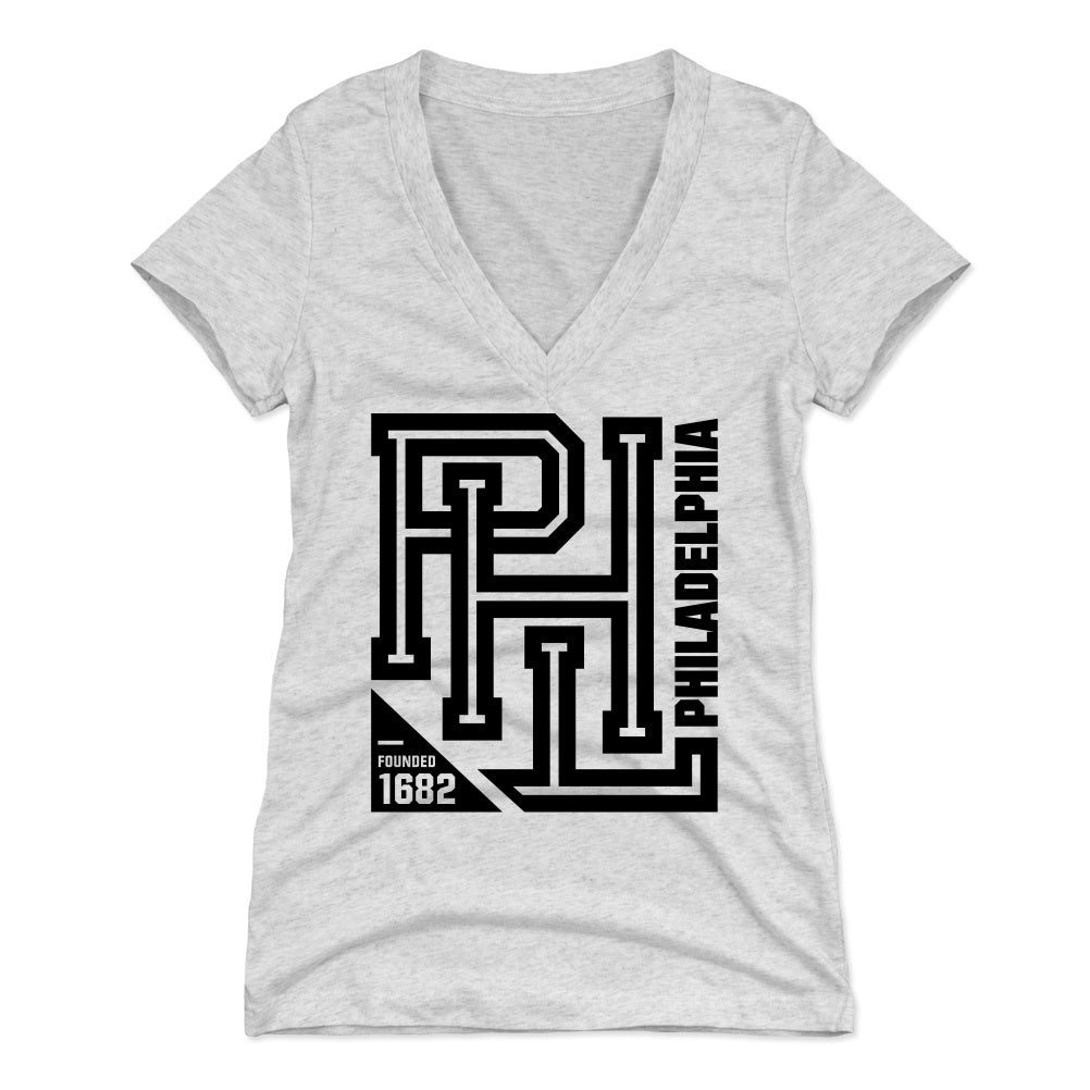 Philadelphia Women's V-Neck T-Shirt | 500 LEVEL