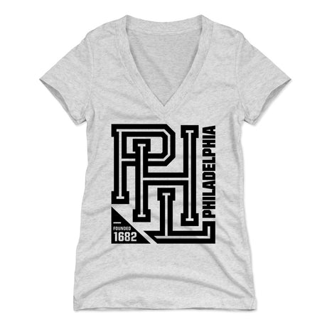 Philadelphia Women's V-Neck T-Shirt | 500 LEVEL