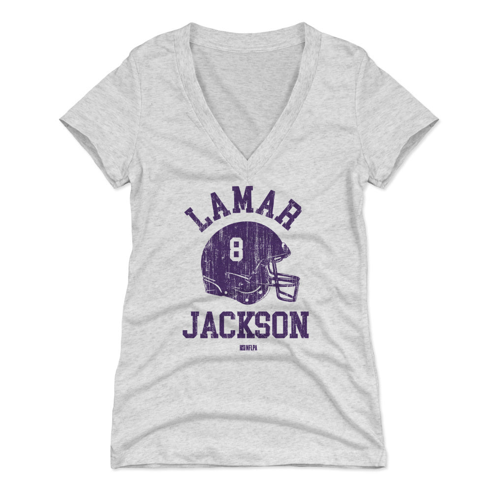 Lamar Jackson Women's V-Neck T-Shirt | 500 LEVEL