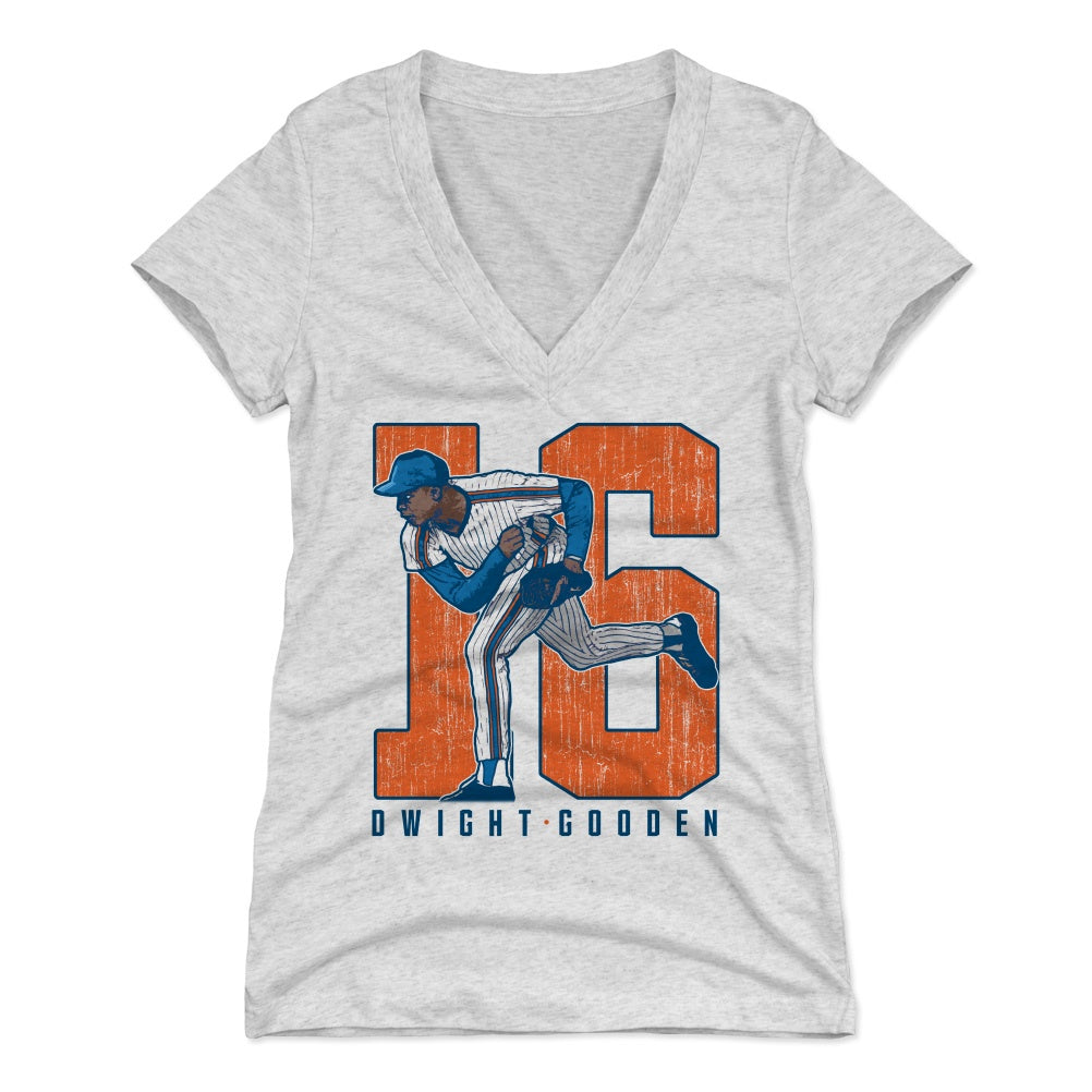 Dwight Gooden Women's V-Neck T-Shirt | 500 LEVEL