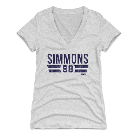 Jeffery Simmons Women's V-Neck T-Shirt | 500 LEVEL