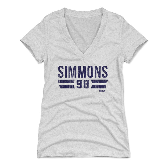Jeffery Simmons Women's V-Neck T-Shirt | 500 LEVEL