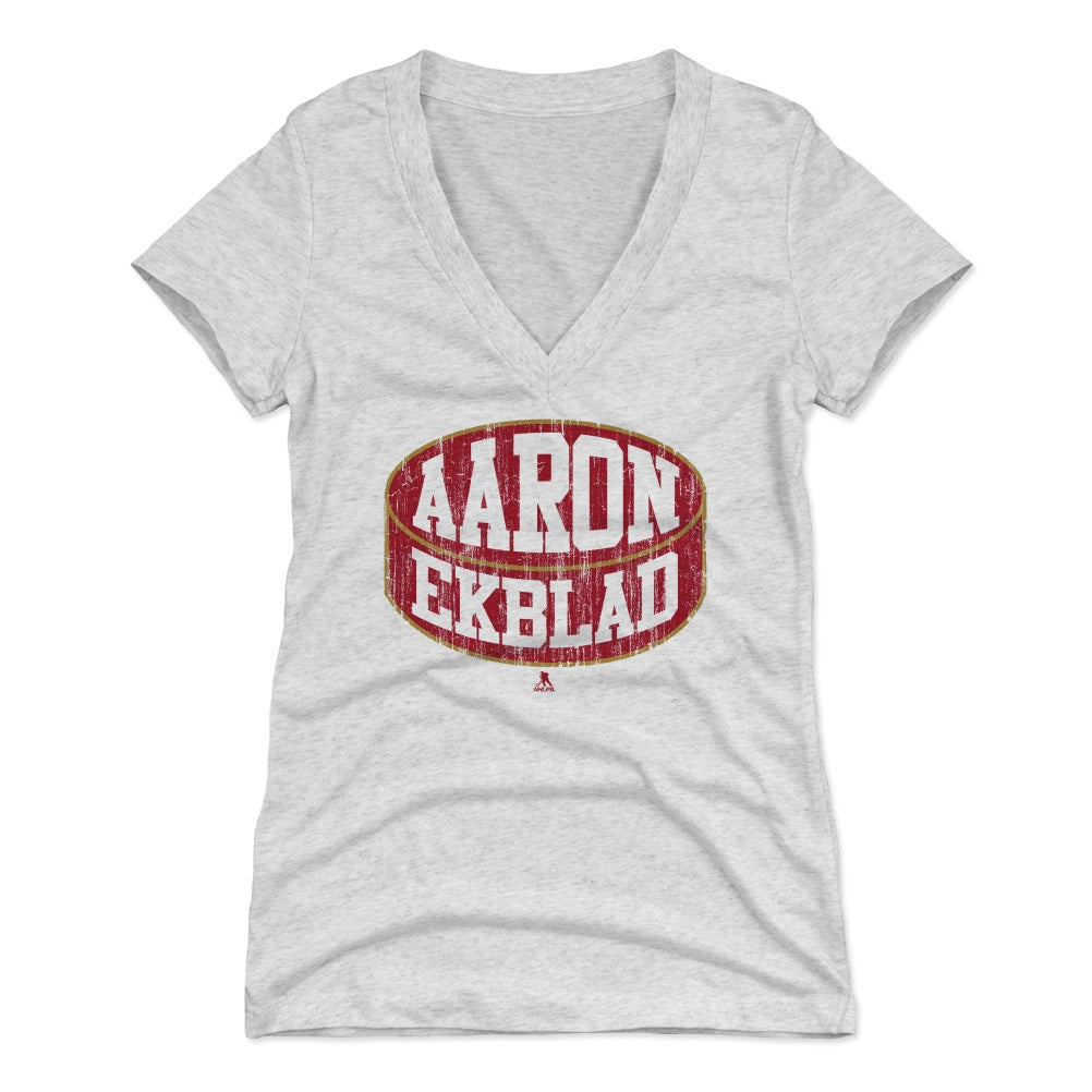 Aaron Ekblad Women's V-Neck T-Shirt | 500 LEVEL