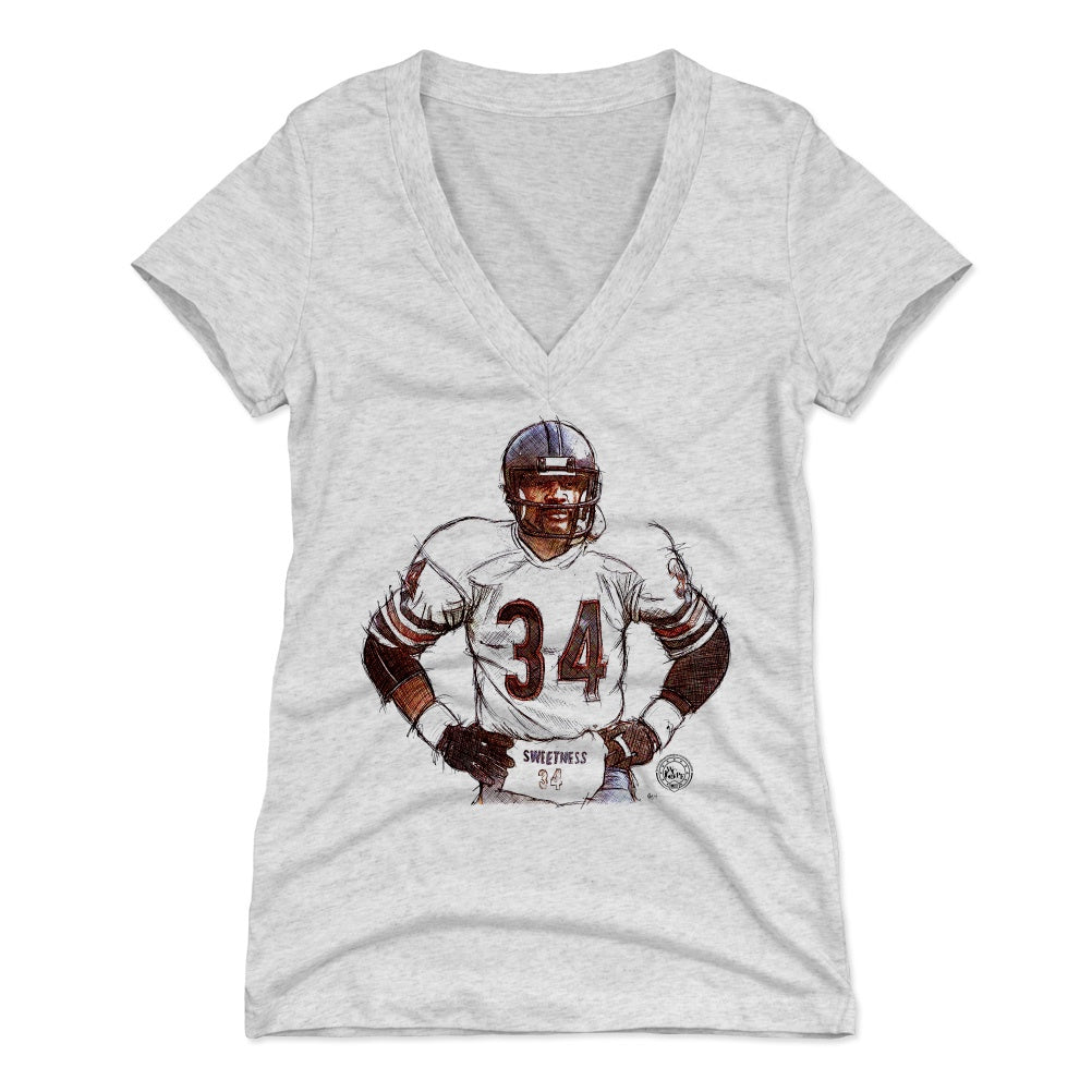 Walter Payton Women's V-Neck T-Shirt | 500 LEVEL