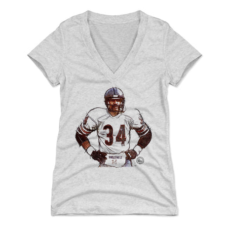 Walter Payton Women's V-Neck T-Shirt | 500 LEVEL