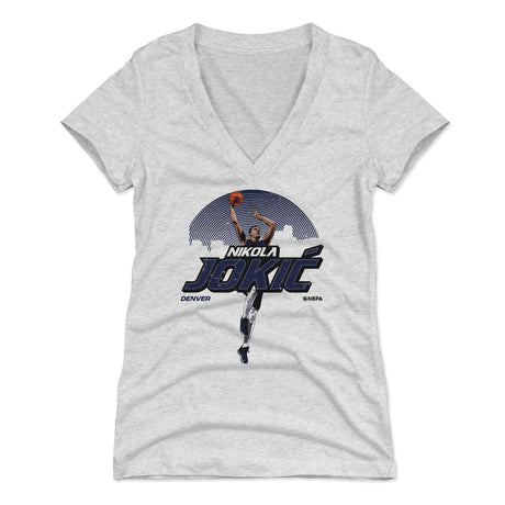 Nikola Jokic Women's V-Neck T-Shirt | 500 LEVEL