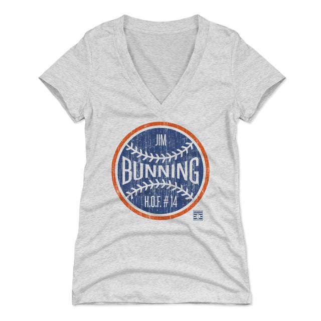 Jim Bunning Women's V-Neck T-Shirt | 500 LEVEL