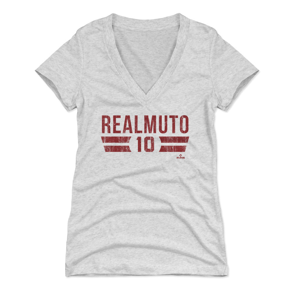 J.T. Realmuto Women's V-Neck T-Shirt | 500 LEVEL