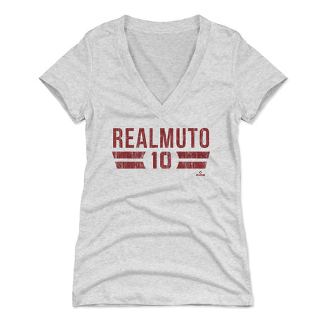 J.T. Realmuto Women's V-Neck T-Shirt | 500 LEVEL