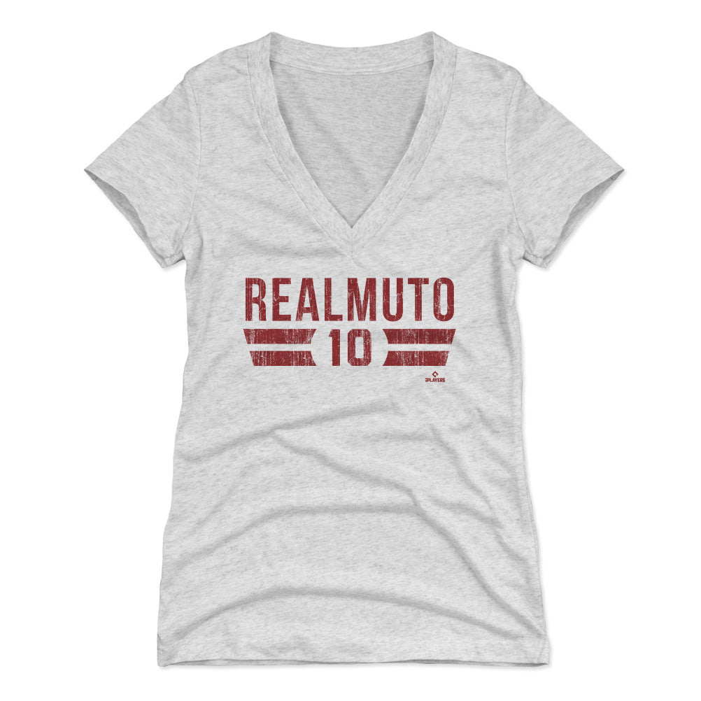 J.T. Realmuto Women&#39;s V-Neck T-Shirt | 500 LEVEL