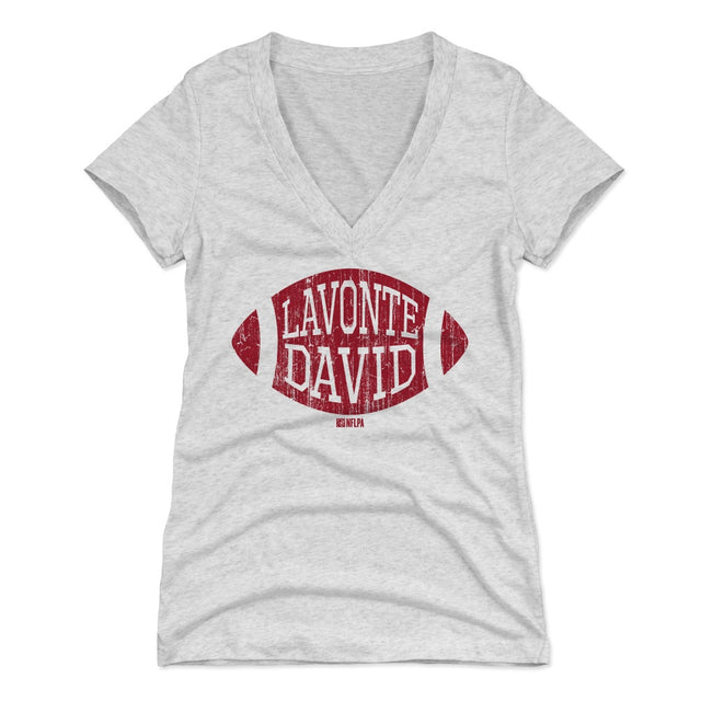 Lavonte David Women's V-Neck T-Shirt | 500 LEVEL