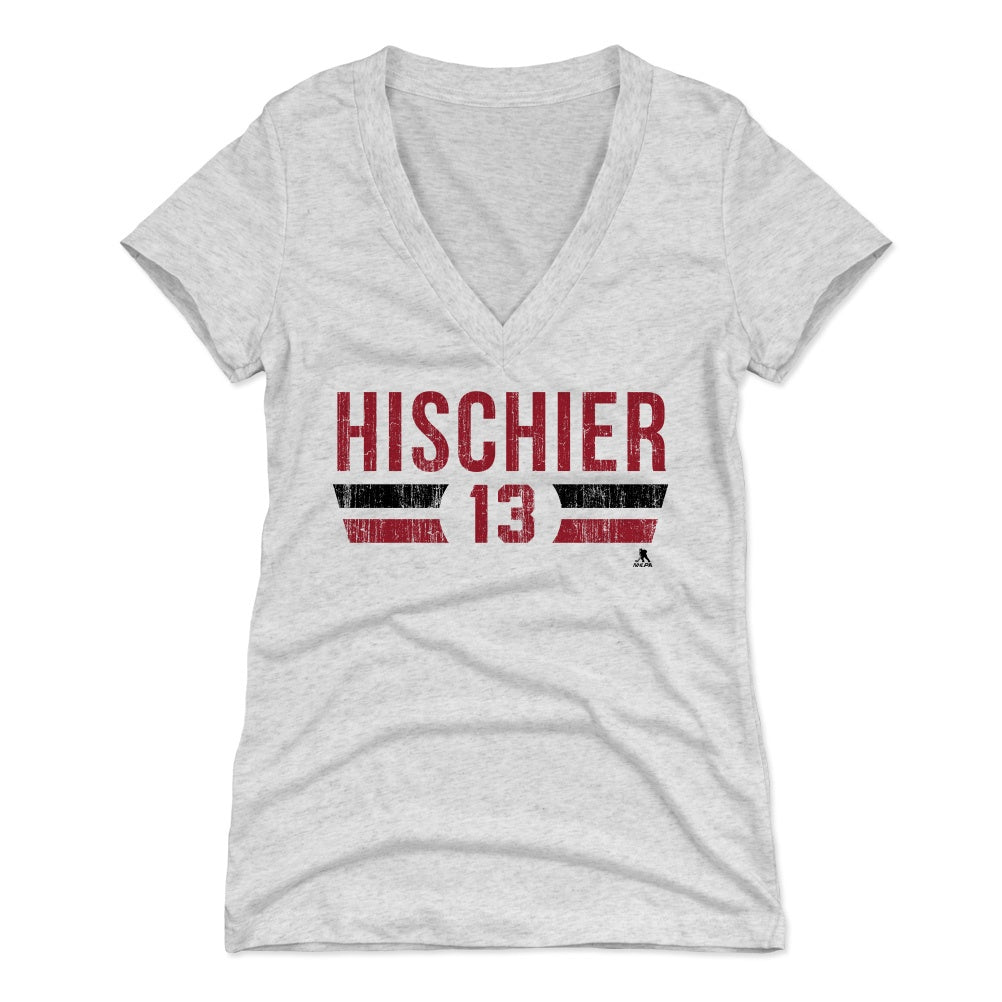 Nico Hischier Women's V-Neck T-Shirt | 500 LEVEL