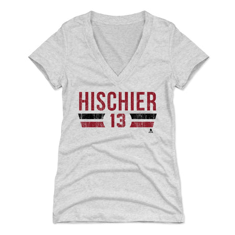 Nico Hischier Women's V-Neck T-Shirt | 500 LEVEL